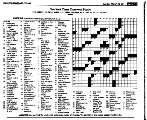 print source nyt crossword